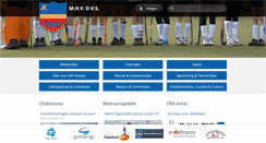 Desktop Screenshot of dvshockey.nl